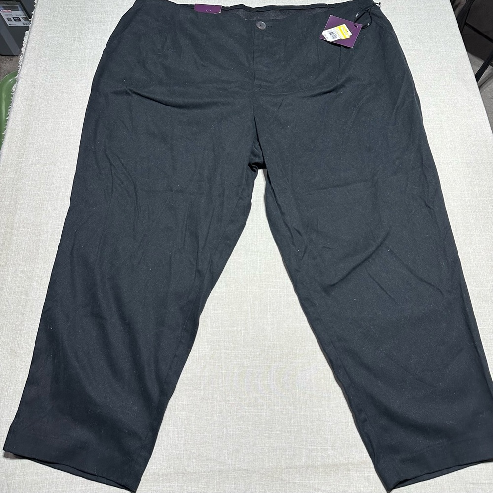 Ava & Viv Skinny Pants Women’s Size 24W Black High Rise Comfort Waist Stretch